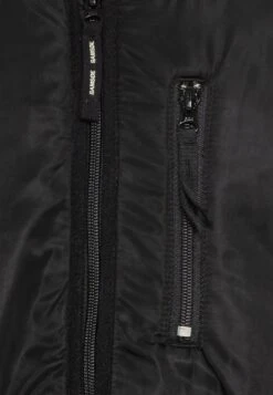 SAMSØE SAMSØE Rasmus Full Zip- Bomber Jacket - Black -Modern Classic Shoes Store 59ae92ac08794f59a3cf1f935d64222a