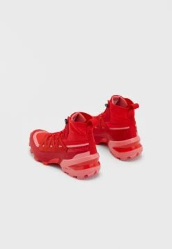 MM6 Maison Margiela Cross High Men - High-Top Trainers - Fiery Red/Tea Rose/Salsa -Modern Classic Shoes Store 5a4b2ef75f14454f8d00840f6aa3b8b6