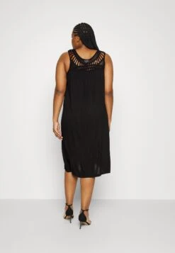 ONLY CARMAKOMA Carstine Crochet Dress- Day Dress - Black -Modern Classic Shoes Store 5a9cccc810084b25a61632c82d82bd19