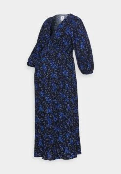 Smocked Empire Waist Dress - Maxi Dress - Blue