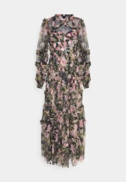 Needle & Thread English Rose Diamond Ruffle Gown - Occasion Wear - Graphite -Modern Classic Shoes Store 5c6406b06e1a44ed92b219740d3828db