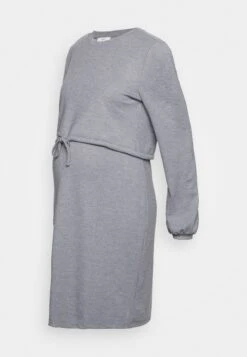 Dress Nursing Long Sleeve - Day Dress - Medium Grey -Modern Classic Shoes Store 5ce22839f8b14dc9b7bc19d9fceb9977