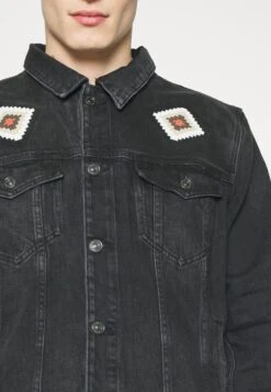 7 For All Mankind Denim Jacket - Black -Modern Classic Shoes Store 5cf488822c38444fb83ecb01f96169b7