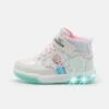 Friboo FROZEN BLINKING SHOES - High-top Trainers - White/light Pink/light Blue