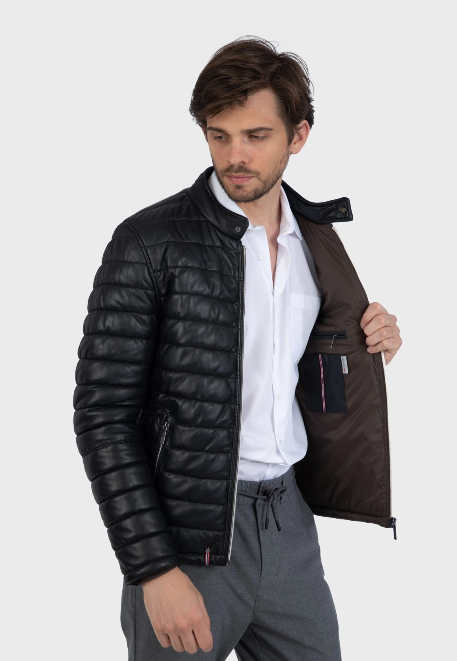 Oakwood Julien - Leather Jacket - Black 3 Oakwood Julien - Leather Jacket - Black - Image 3