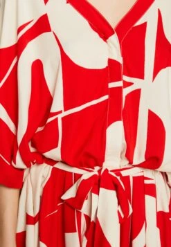 Monki Shirt Dress - Light Red/White -Modern Classic Shoes Store 5de4b2896e12488b8bebf078b8469458