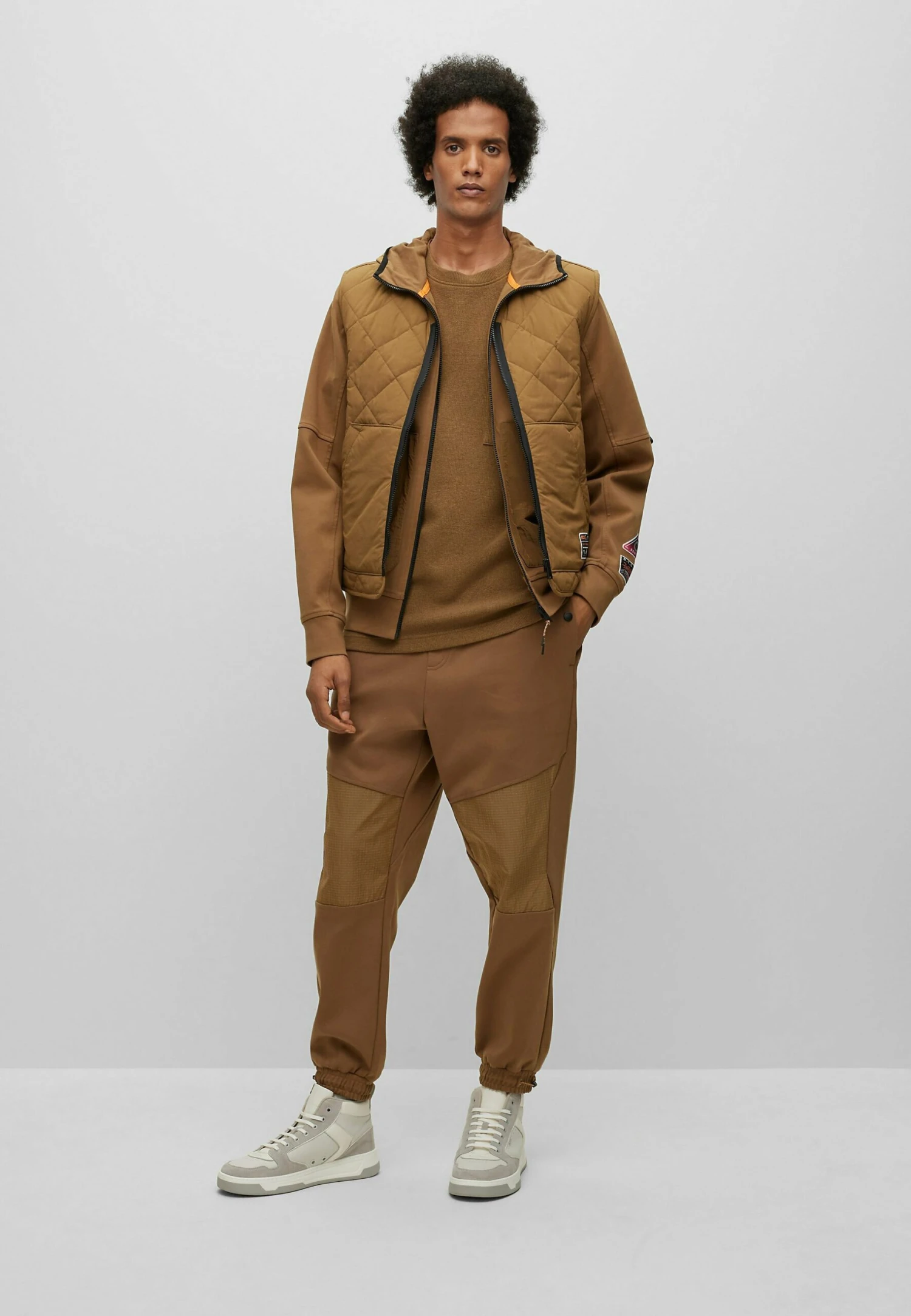 Boss Okella - Waistcoat - Open Beige 2 Boss Okella - Waistcoat - Open Beige - Image 2