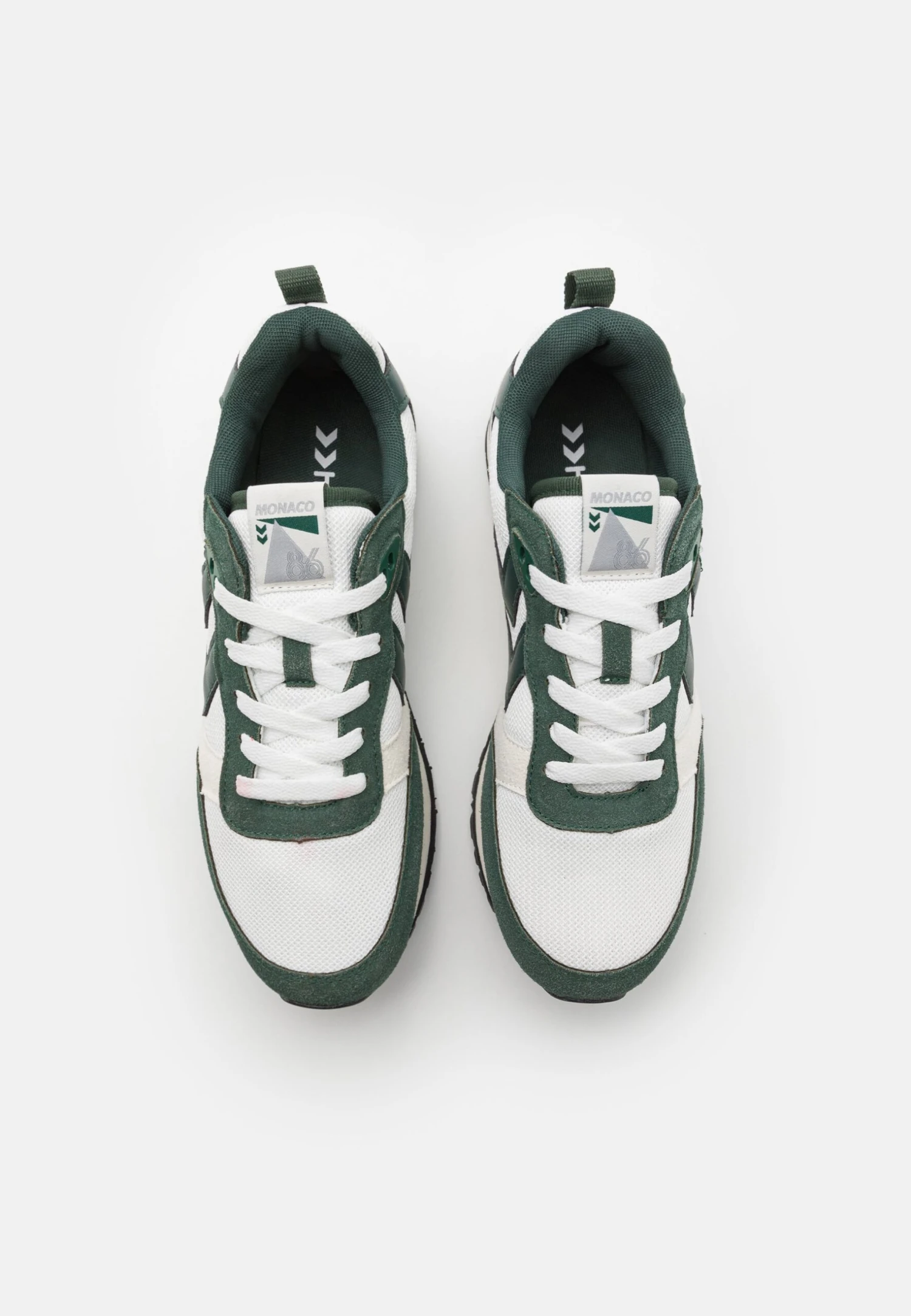 Hummel Monaco 86 Unisex - Trainers - White/Green 4 Hummel Monaco 86 Unisex - Trainers - White/Green - Image 4