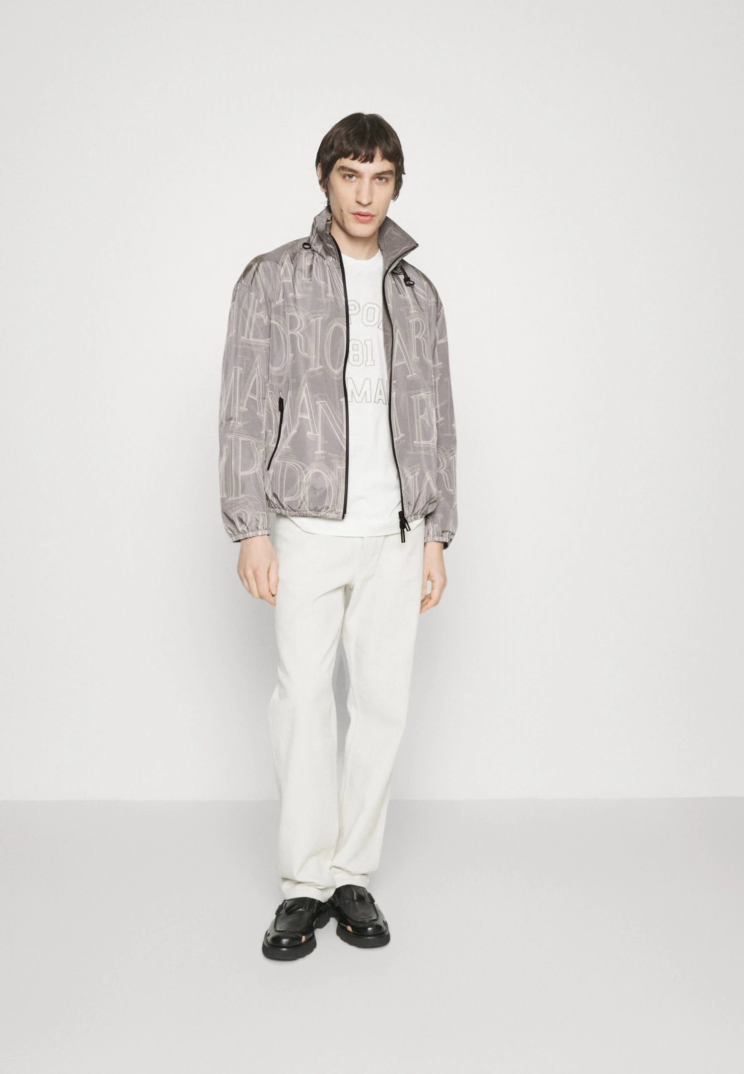Emporio Armani Blouson Jacket - Summer Jacket - Ea Big Grigio 2 Emporio Armani Blouson Jacket - Summer Jacket - Ea Big Grigio - Image 2