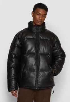 Denver Puffer - Leather Jacket - Black -Modern Classic Shoes Store 61fa4ffa35fe48e38fd21e56c83b81c5