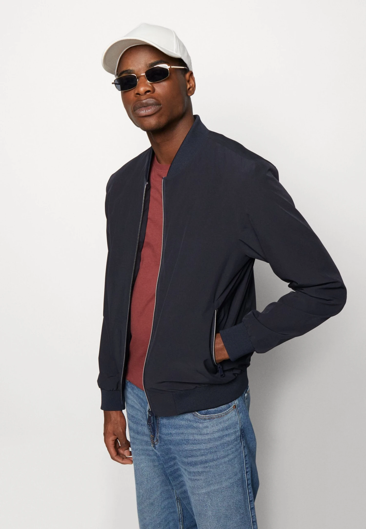 Scotch & Soda Lightweight Jacket - Bomber Jacket - Night 4 Scotch & Soda Lightweight Jacket - Bomber Jacket - Night - Image 4