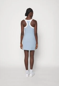 Adidas Originals Originals Racerback Midi Dress - Shift Dress - Ambient Sky -Modern Classic Shoes Store 629ba9b2c2b543b086f17c921c273399