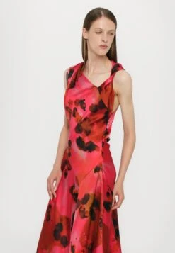 Victoria Beckham SLEEVELESS DRAPED DRESS - Cocktail Dress / Party Dress - Raspberry 11 Victoria Beckham SLEEVELESS DRAPED DRESS - Cocktail Dress / Party Dress - Raspberry -Modern Classic Shoes Store 631589c9d0c04a0497e7972363aafc53