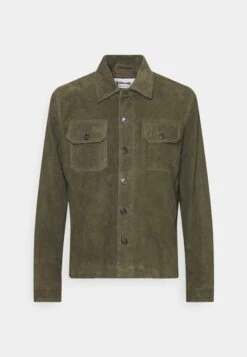 Schott Bronxs - Leather Jacket - Kaki