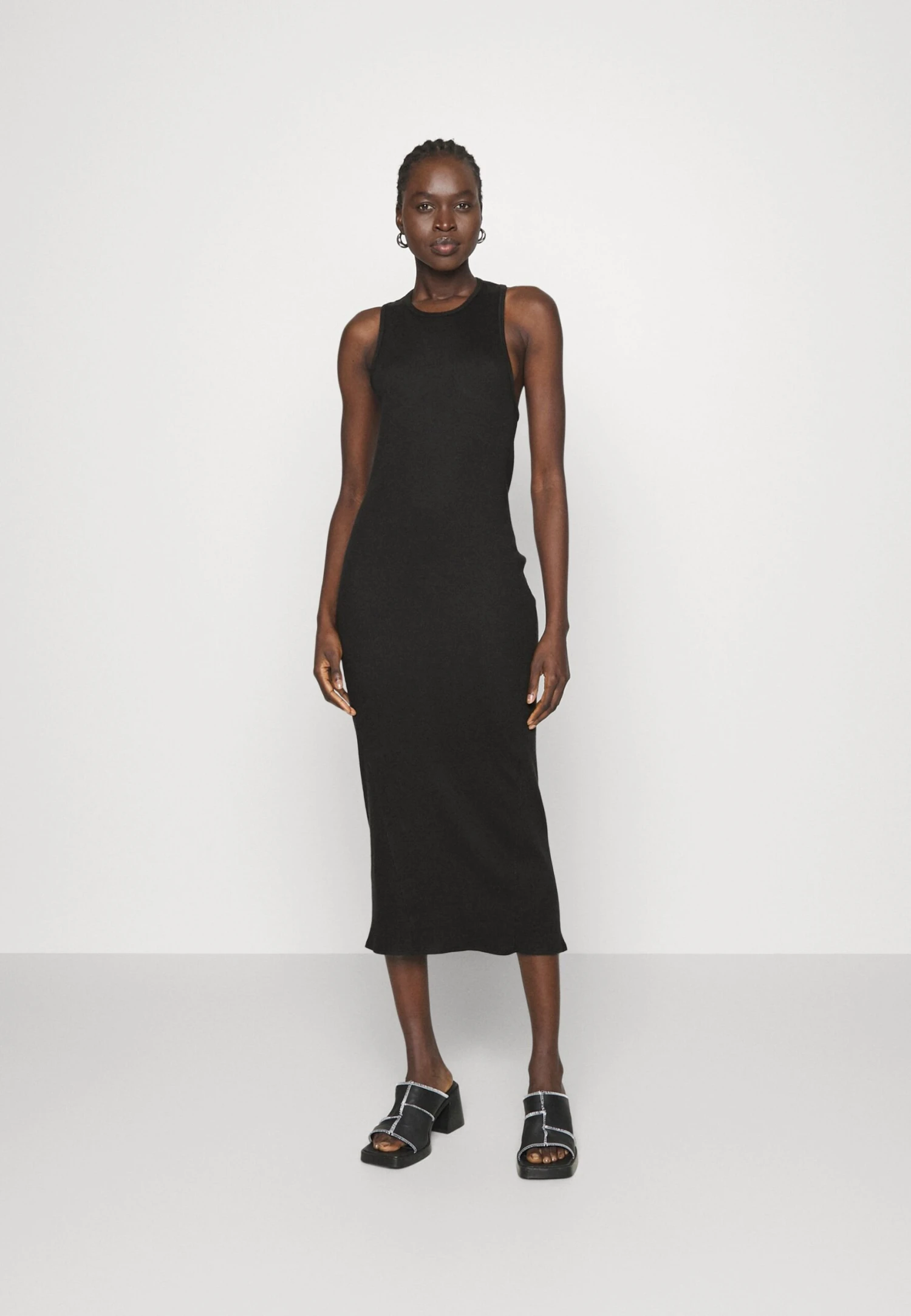 Rag & Bone The Essential Racerback Dress - Maxi Dress - Black 1 Rag & Bone The Essential Racerback Dress - Maxi Dress - Black