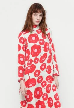 Marimekko AIKAKAUSI TUMMA - Maxi Dress - Light Turquoise/red/pink -Modern Classic Shoes Store 64ca60f576b54075871a5806ead3423b