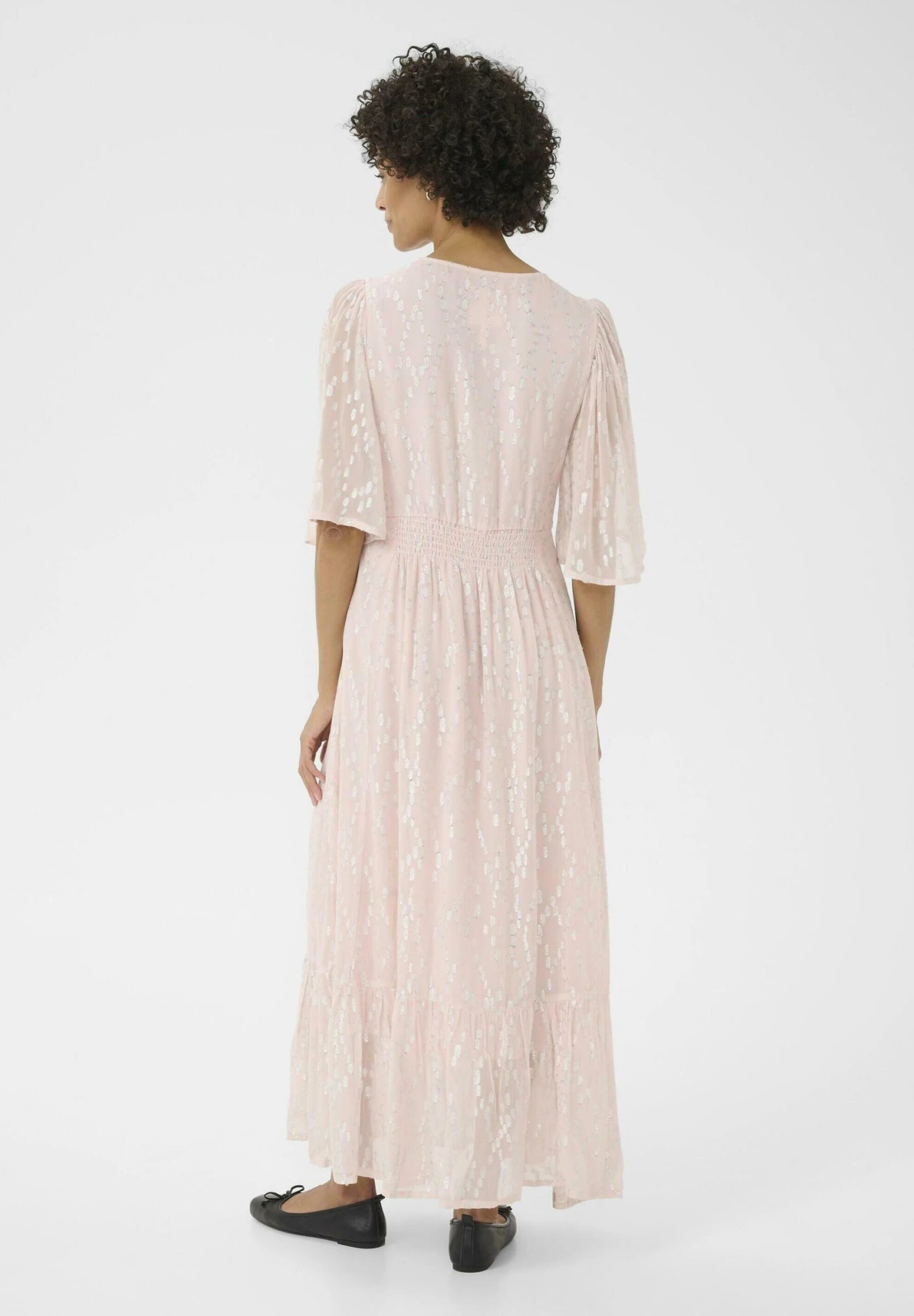 Part Two TERJA - Maxi Dress - Lotus Silver Metallic 2 Part Two TERJA - Maxi Dress - Lotus Silver Metallic - Image 2