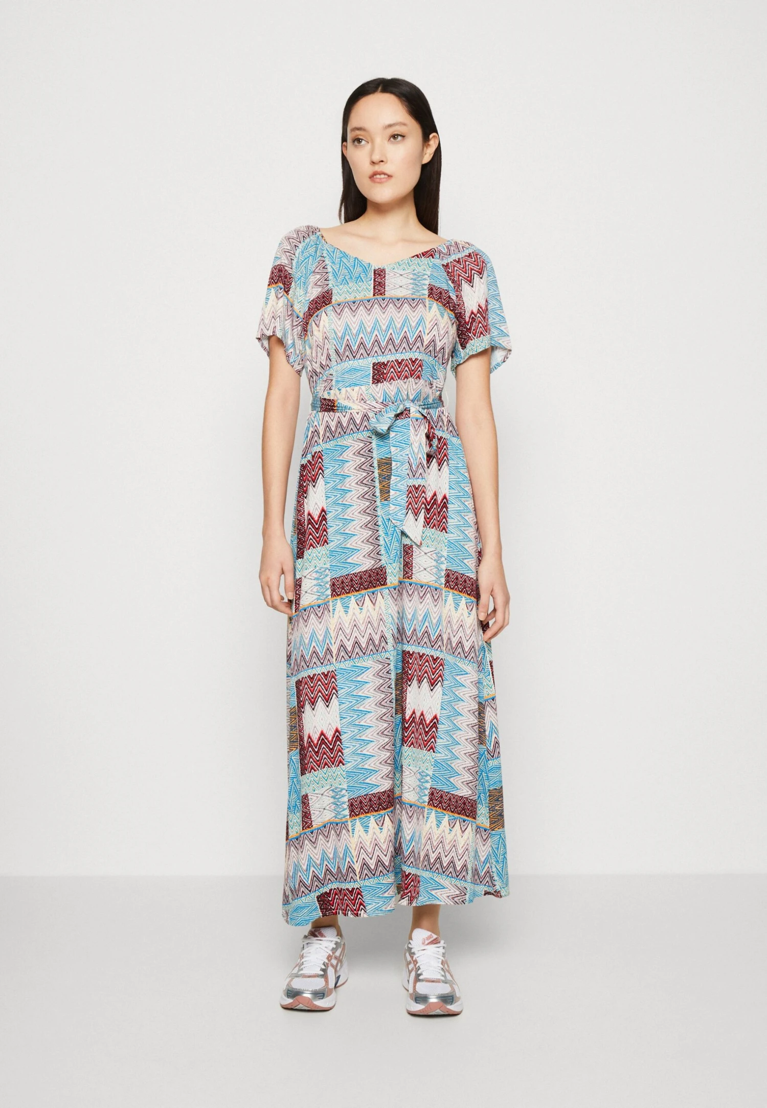 ONLY Onlalma Life Vis Bay Long Dress- Maxi Dress - Molten Lava 2 ONLY Onlalma Life Vis Bay Long Dress- Maxi Dress - Molten Lava - Image 2