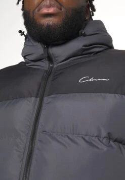 Panelled Contrast Puffer - Winter Jacket - Charcoal -Modern Classic Shoes Store 6748aad97b564af4acc234d07ff8a890