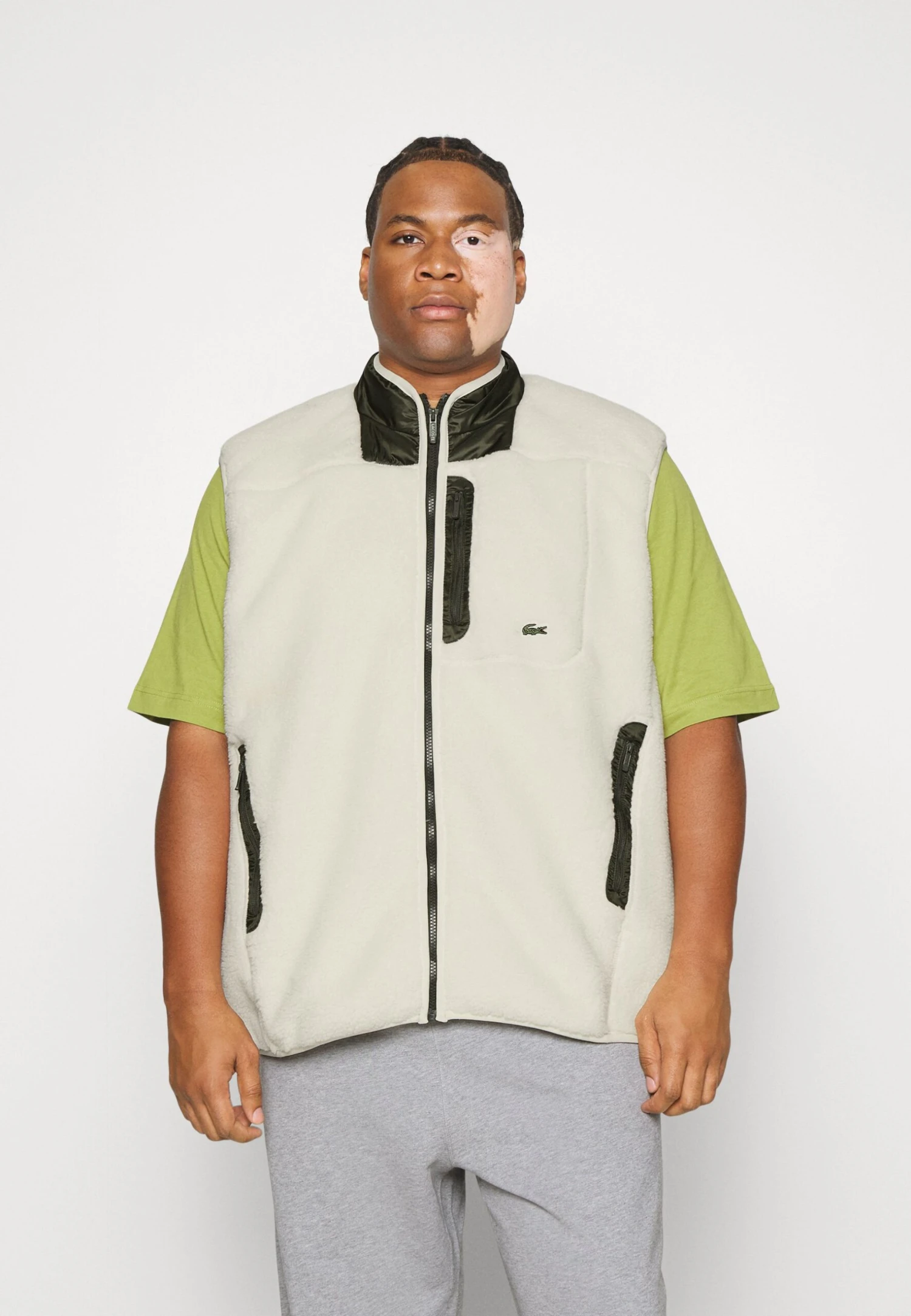 Lacoste Plus - Waistcoat - Lapland/Baobab 1 Lacoste Plus - Waistcoat - Lapland/Baobab