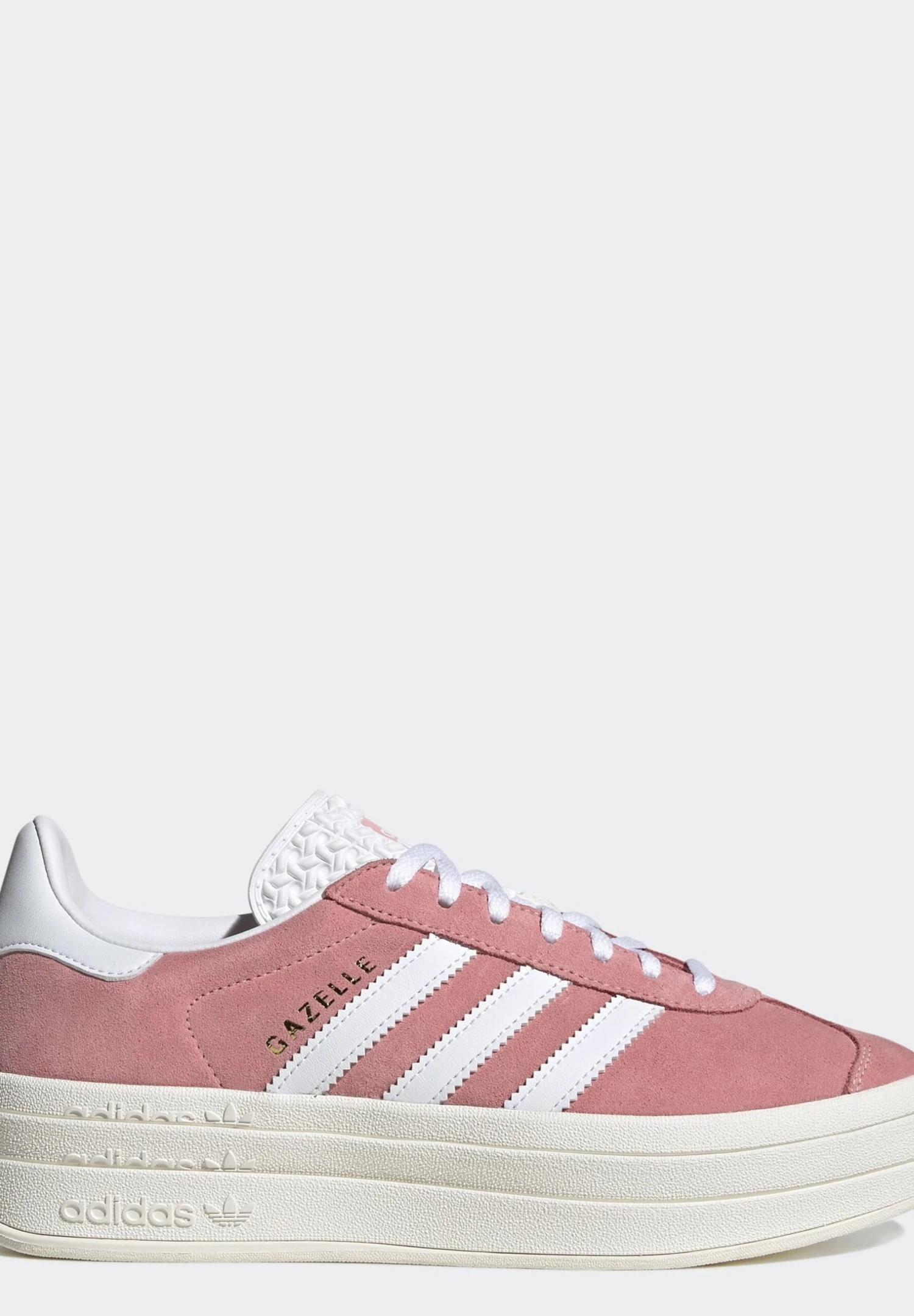 Adidas Originals Gazelle Bold- Trainers - Super Pop Cloud White Core White 10 Adidas Originals Gazelle Bold- Trainers - Super Pop Cloud White Core White - Image 10