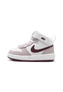 Nike Sportswear COURT BOROUGH MID 2 - High-top Trainers - White/turqouise -Modern Classic Shoes Store 680db44e8b1648079458c2a5bb94ba49