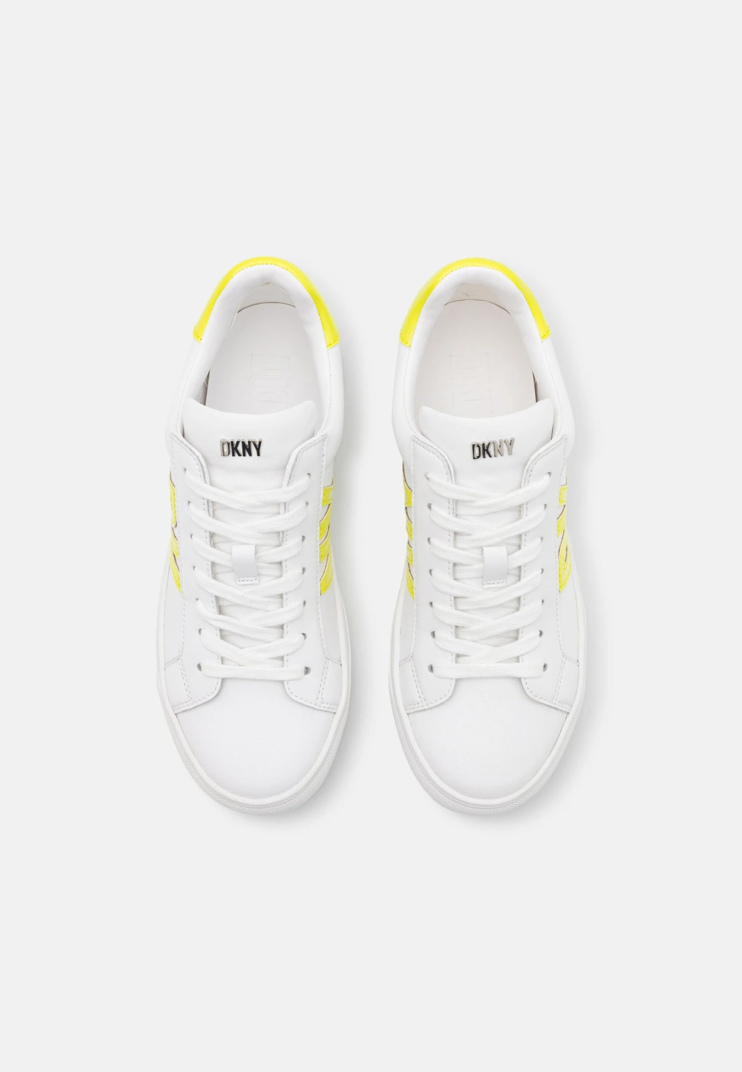 DKNY Abeni Lace Up- Trainers - Bright White/Chartreuse 5 DKNY Abeni Lace Up- Trainers - Bright White/Chartreuse - Image 5