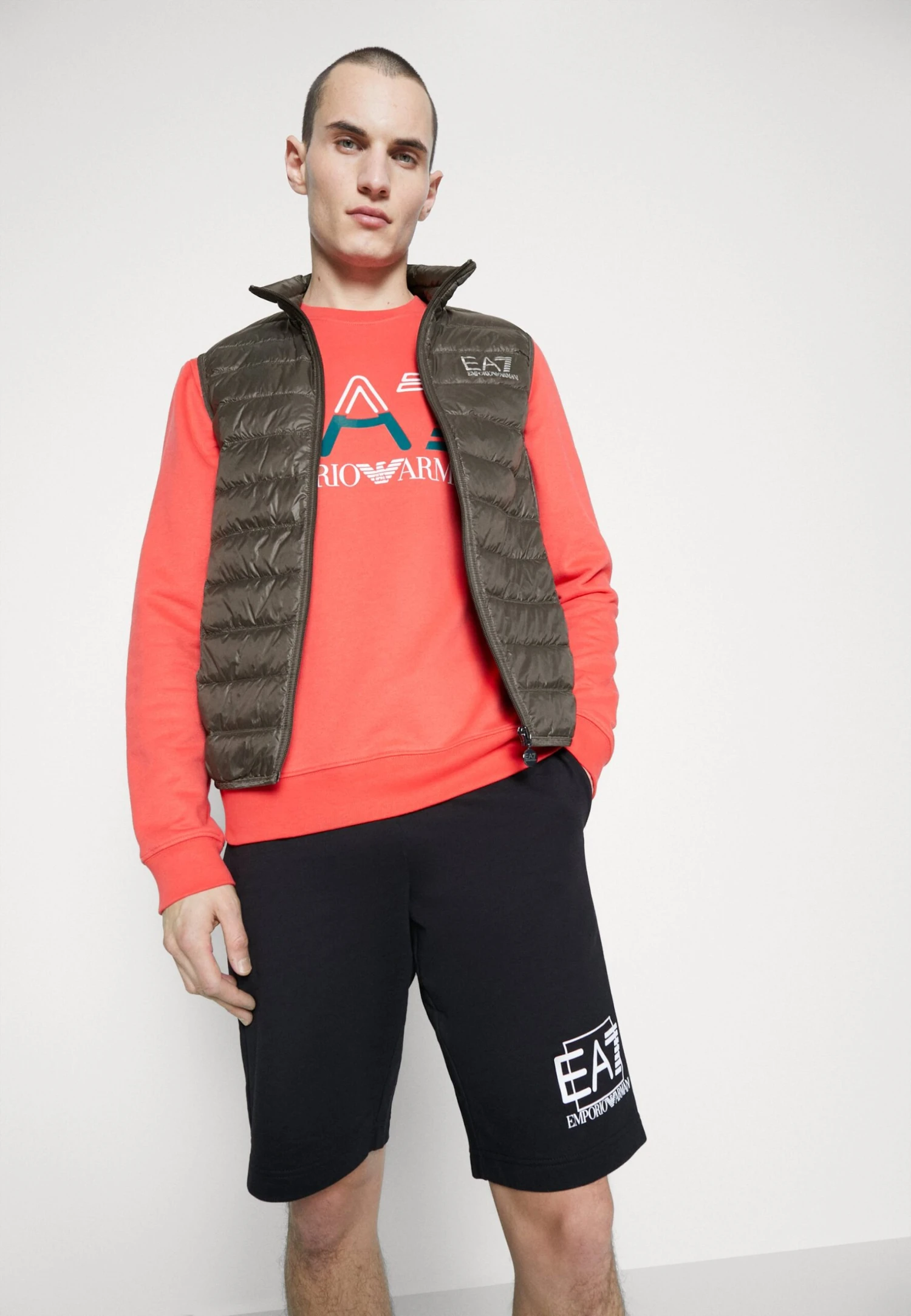 EA7 Emporio Armani Waistcoat - Waistcoat - Dark Grey 4 EA7 Emporio Armani Waistcoat - Waistcoat - Dark Grey - Image 4