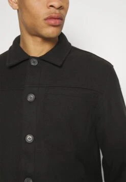 BRAVE SOUL Linton - Summer Jacket - Black -Modern Classic Shoes Store 693ac9effcfa41e78669bfe867f23acb