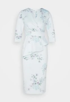 Wal G Wedding - Isabella Wrap Midi - Cocktail Dress / Party Dress - Light Blue 10 Wal G Wedding - Isabella Wrap Midi - Cocktail Dress / Party Dress - Light Blue -Modern Classic Shoes Store 6a513ff9bf394976b4c931bf26246b08