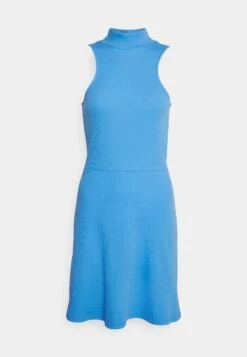 Nmmanala Highneck Skater Dress - Jumper Dress - Azure Blue -Modern Classic Shoes Store 6a8ae7cf114e4d5a8aba7b97c50df17a