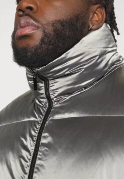 Calvin Klein Shine Puffer Jacket - Winter Jacket - Silver -Modern Classic Shoes Store 6b090900d2a94bd5a51da8adc1fa206e