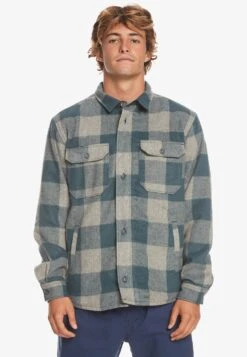 Quiksilver Pickston Sjs1 - Summer Jacket - Blue Light Brown