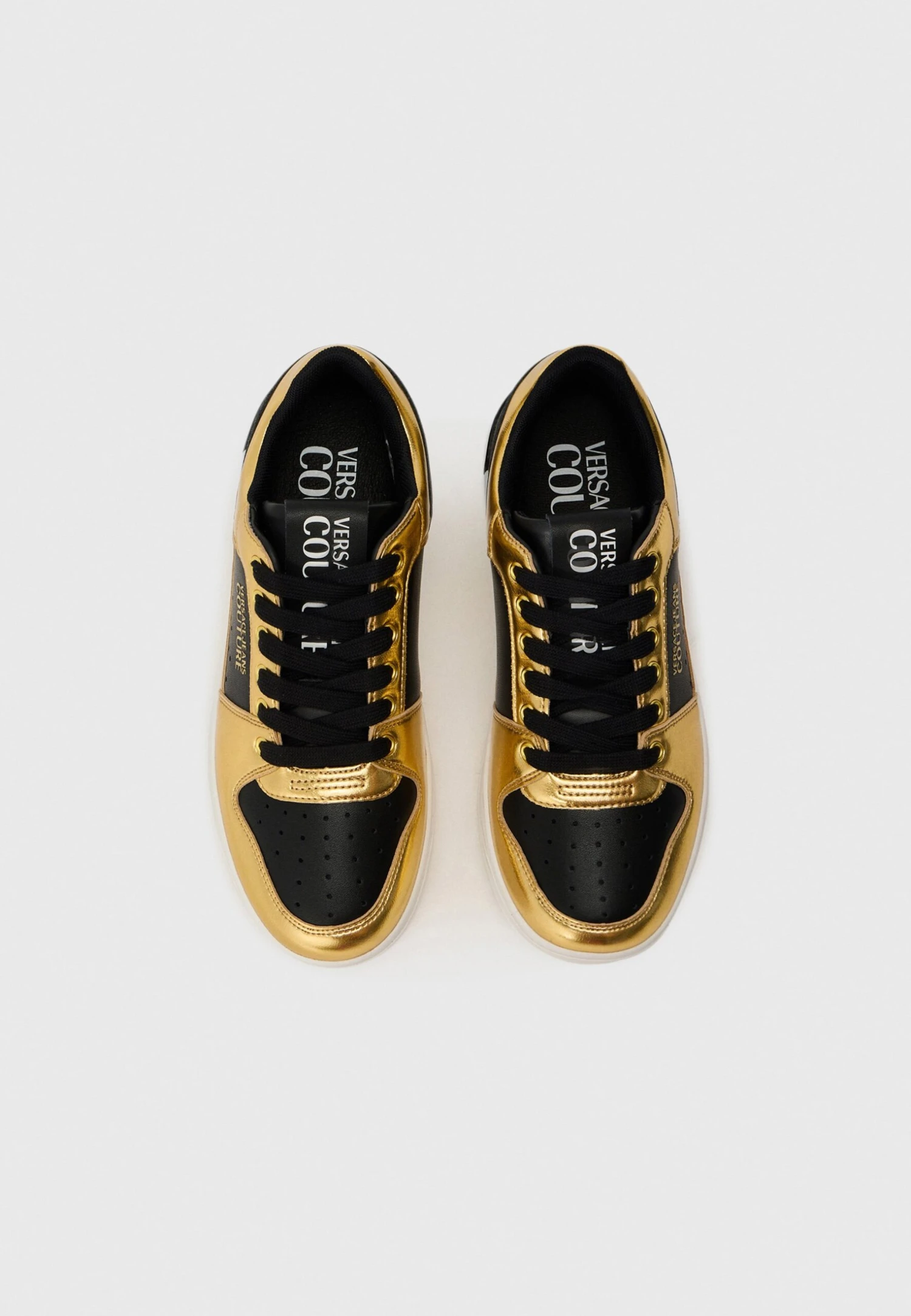 Versace Jeans Couture FONDO STARLIGHT - Trainers - Black/gold-coloured 4 Versace Jeans Couture FONDO STARLIGHT - Trainers - Black/gold-coloured - Image 4