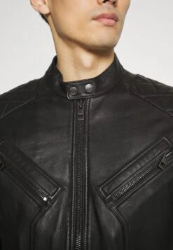 Boss Jonata - Leather Jacket - Black One -Modern Classic Shoes Store 6b66a8e63c0a488a92b6617d73b44612