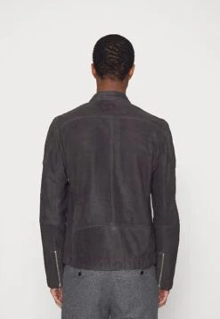 Goosecraft Galion Biker - Leather Jacket - Pure Chocolat -Modern Classic Shoes Store 6c71b62776d24f09b471e1c8e9a97e96