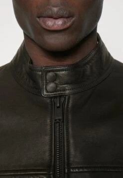 Boss Josep - Leather Jacket - Black -Modern Classic Shoes Store 6cb9633631174480ae3b945665cfd31d