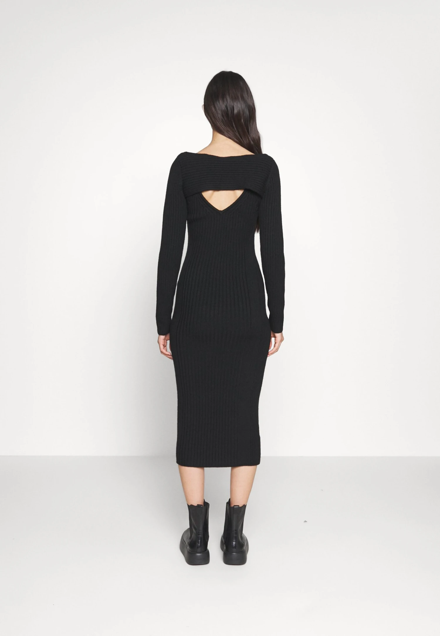 Calvin Klein Layered Dress - Jumper Dress - Black 3 Calvin Klein Layered Dress - Jumper Dress - Black - Image 3