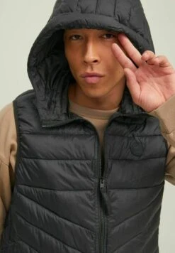 Jack & Jones Ehero Bodywarmer Hood - Waistcoat - Black 13 Jack & Jones Ehero Bodywarmer Hood - Waistcoat - Black -Modern Classic Shoes Store 6d7f3d8f04384e8994bbbe68f9fb4276