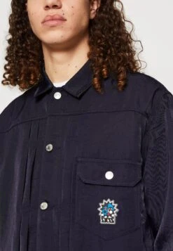 HUF Bennington Trucker Jacket Unisex - Summer Jacket - Dark Blue -Modern Classic Shoes Store 6d806bcfa1b74b338224b18ec131d272