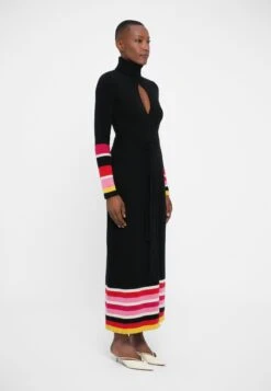 DIANE VON FURSTENBERG BEA SWEATER DRESS - Jumper Dress - Black Combo 10 DIANE VON FURSTENBERG BEA SWEATER DRESS - Jumper Dress - Black Combo -Modern Classic Shoes Store 6dd18e9b644d4e308b81eda371f08ec4