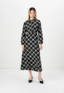 Vero Moda VMGINAS BETINE SHIRT DRESS WVN - Shirt Dress - Black