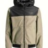 Jack & Jones Hood Noos - Summer Jacket - Crockery Detail Blocking