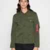Alpha Industries Alpha Overshirt - Summer Jacket - Dark Olive