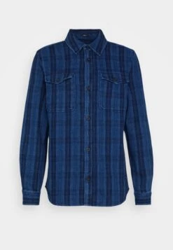 Denham Branson Overshirt - Summer Jacket - Blue -Modern Classic Shoes Store 6e6ee6f8e8c2441db4dcf0a2e2608e0d