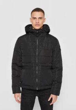 Calvin Klein Jeans Badge Elastic Trim Jacket - Light Jacket - Black