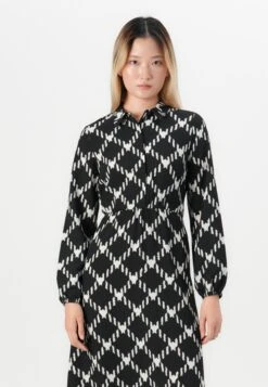 Vero Moda VMGINAS BETINE SHIRT DRESS WVN - Shirt Dress - Black -Modern Classic Shoes Store 6f23f648cdb64ab797b15adc48c7a242