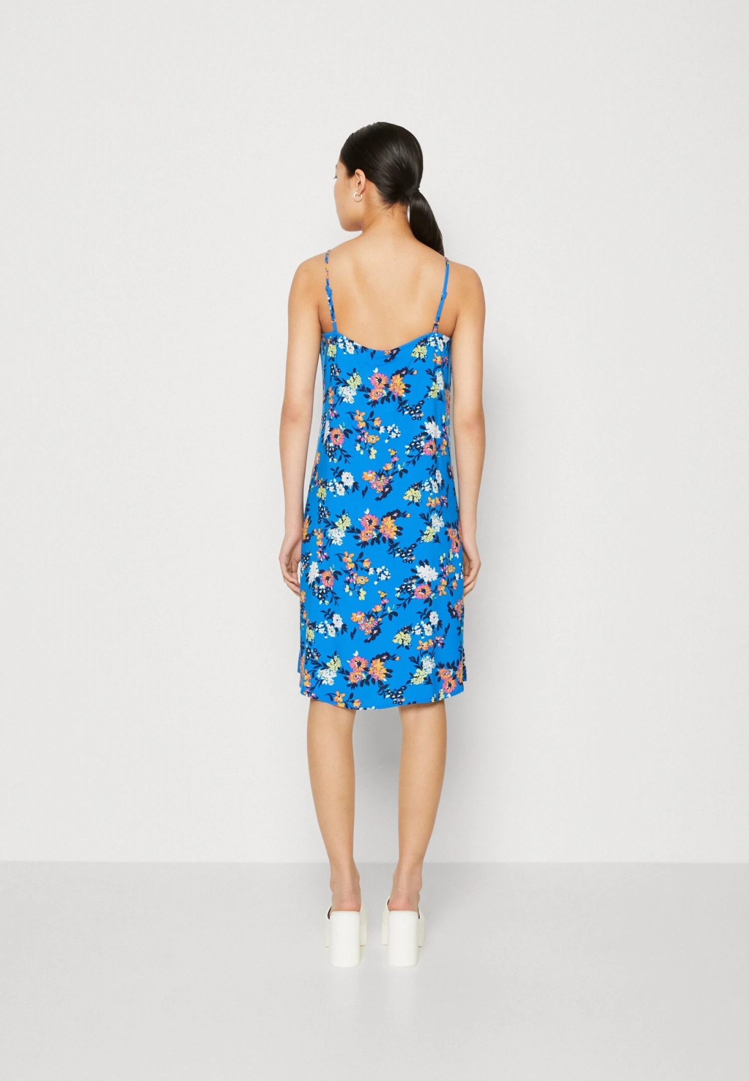 B.young Joella Short Slip Dress - Day Dress - Ibiza Blue Mix 3 B.young Joella Short Slip Dress - Day Dress - Ibiza Blue Mix - Image 3