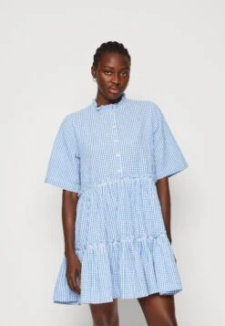 Stella Nova Halia Lue - Shirt Dress - Blue/Cream