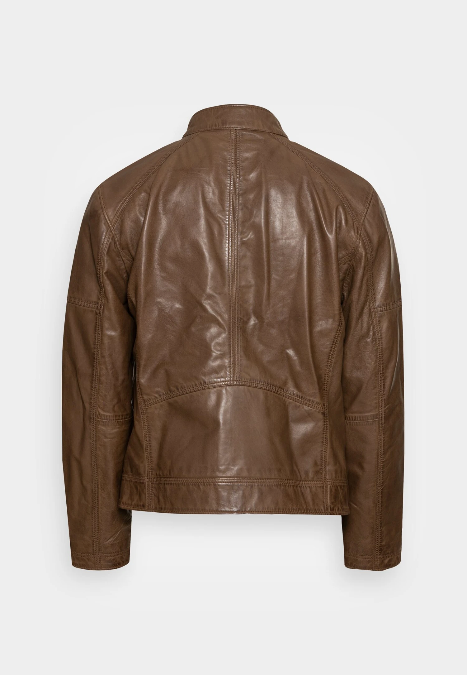 Strellson Leather Jacket - Light Beige 2 Strellson Leather Jacket - Light Beige - Image 2